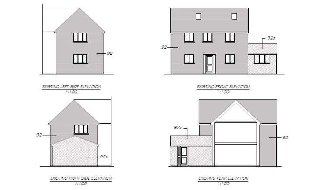 Lot: 107 - FREEHOLD PROPERTY ARRANGED AS A HOUSE OF MULTIPLE OCCUPATION - Proposed Elevations